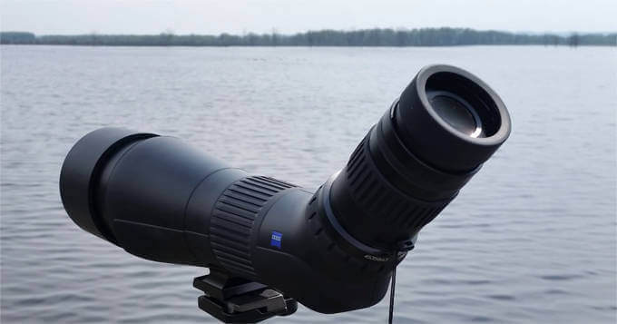 Image of a spotting scope for areas of application