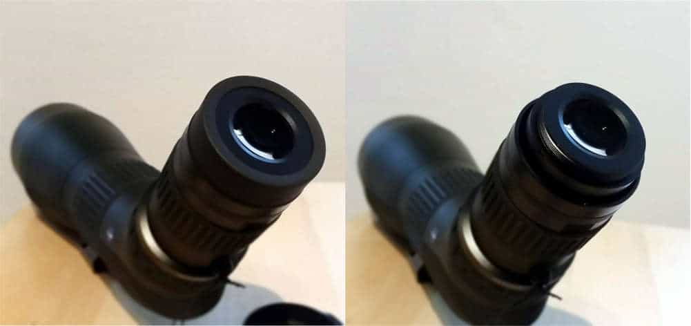 Image d'une longue-vue avec filetage T2 pour le raccordement d'adaptateurs de smartphones