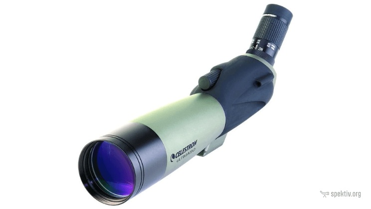 Das Zoom-Spektiv Ultima 80 20-60x80mm, hier mit Schrägeinblick.